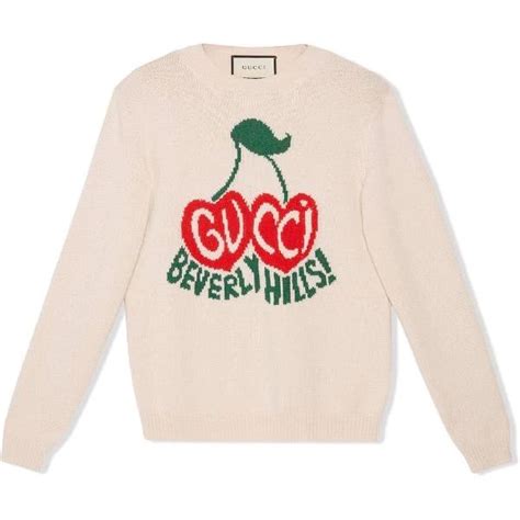 gucci cherry jumper|Gucci sweatshirts for women.